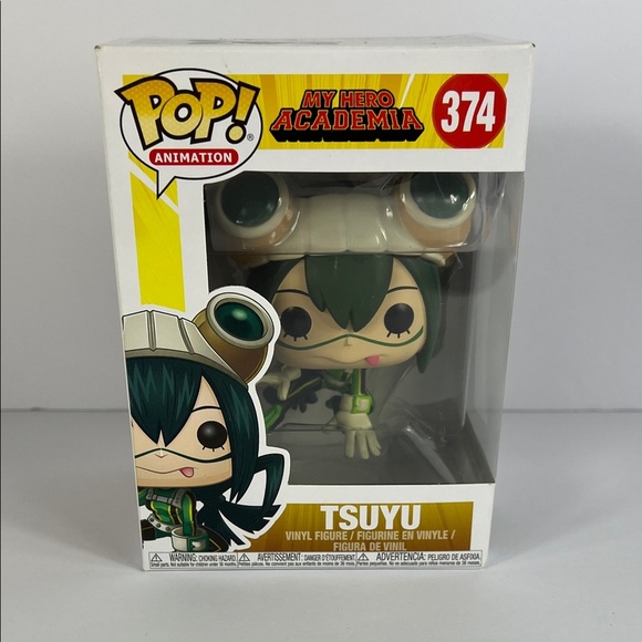 Funko Pop #374 Tsuyu My Hero Academia Vinyl Figure Frog Pop Television - Picture 1 of 6